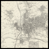 Personalised Old Map of Northampton