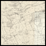 Personalisierte alte Karte von Harlow 