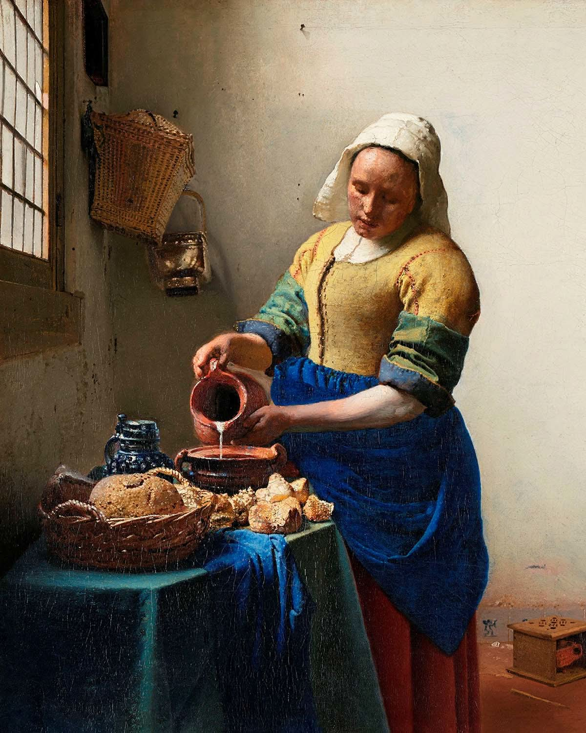 La lechera de Johannes Vermeer, 1660