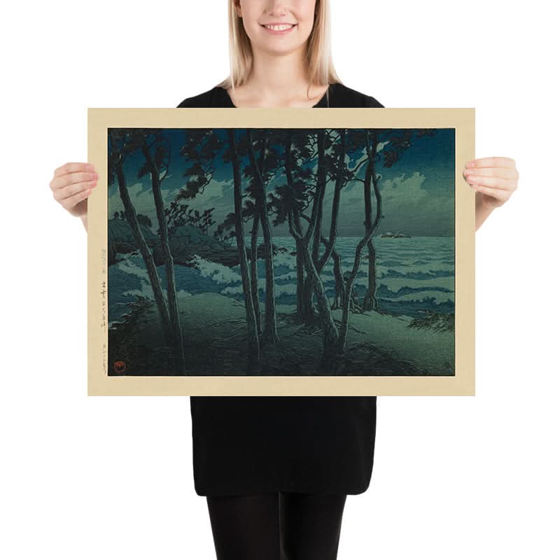 Hinomisaki Izumo dai Souvenirs of Travels di Hasui Kawase 1925 