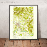 Old Map of Newberg, Oregon by USGS, 1954 – Chehalem River & Willamette Valley