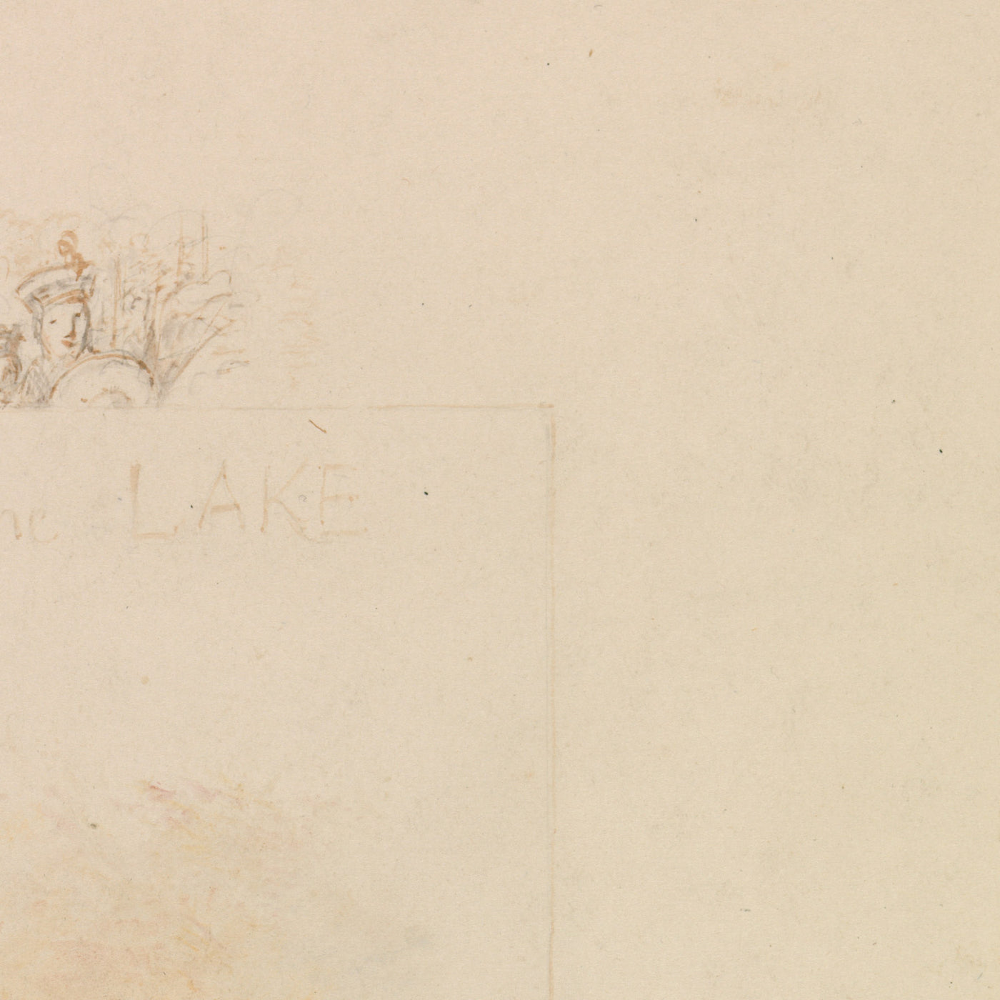 Design for an Illustration for Walter Scott’s ‘Lady of the Lake’ Loch Achray by Turner 1832