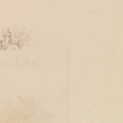 Design for an Illustration for Walter Scott’s ‘Lady of the Lake’ Loch Achray by Turner 1832