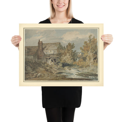 Watermill near a Flowing Brook by Turner, 1795