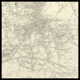 Personalised Old Map of Dewsbury