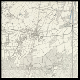 Personalised Old Map of Crawley