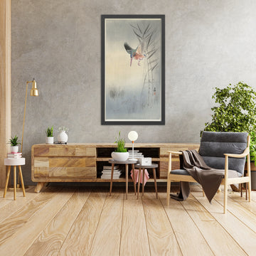 A framed image of 