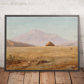 A framed image of 