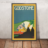 Godstone Poster di viaggio: London Underground di Edward McKnight Kauffer, 1915 
