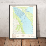 Map of Haines, Alaska by USGS, 1991 – Chilkat State Park & Chilkoot River