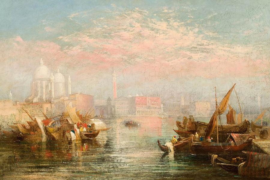 Paesaggio marino di Venezia di Turner, 1800 