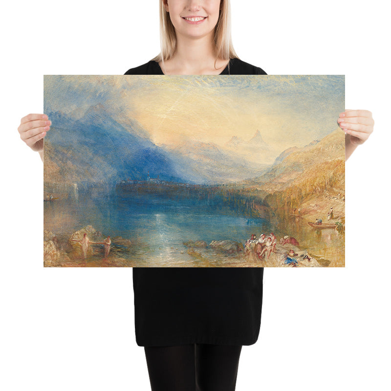 Il Lago di Zug, Svizzera di Turner, 1843 