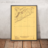 Old Map of Lutsen, Minnesota by USGS, 1919 – Grand Marais & Lake Superior
