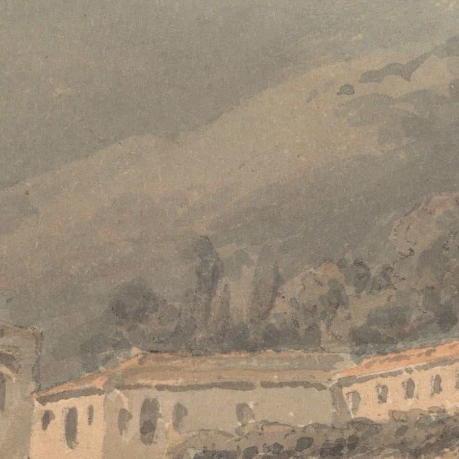Santa Lucia, Un convento vicino a Caserta di Turner, 1795 