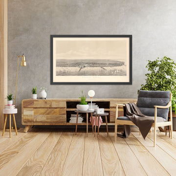 Mappa antica di Buenos Aires di Dulin, 1880: Casa Rosada, Puerto Madero, Correo Central, Gabildo, Rio de la Plata 