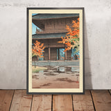Tempio Nanzenji in autunno, Kyoto di Hasui Kawase 1935 