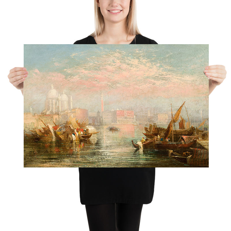 Paesaggio marino di Venezia di Turner, 1800 