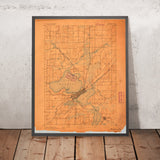 Old Map of Madison, Wisconsin by USGS, 1892 – Lake Mendota, Lake Monona & Lake Wingra