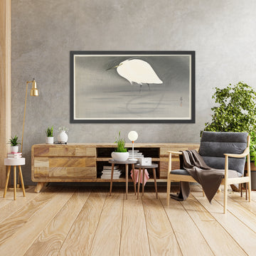 A framed image of 