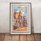 Paris-Reiseplakat: Exposition Coloniale Internationale – Sektion Madagaskar von Razana Maniraka, 1931 