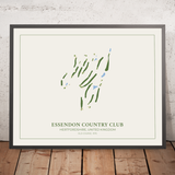 Essendon Country Club Old Course: Modern Golf Course Map