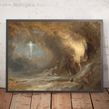 A framed image of 