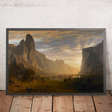 Looking Down Yosemite Valley, California by Albert Bierstadt, 1865