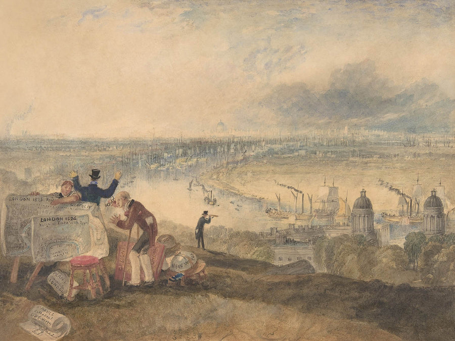 Vista di Londra da Greenwich di Turner, 1825 