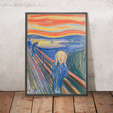 A framed image of 