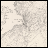 Personalised Old Map of Oban