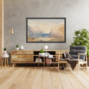 A framed image of 