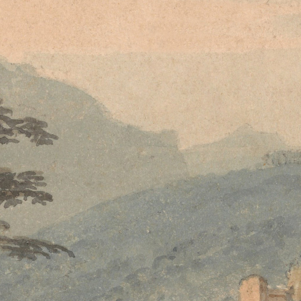 Sir William Hamilton’s Villa in Naples by Turner, 1795