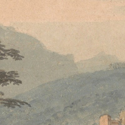 Sir William Hamilton’s Villa in Naples by Turner, 1795
