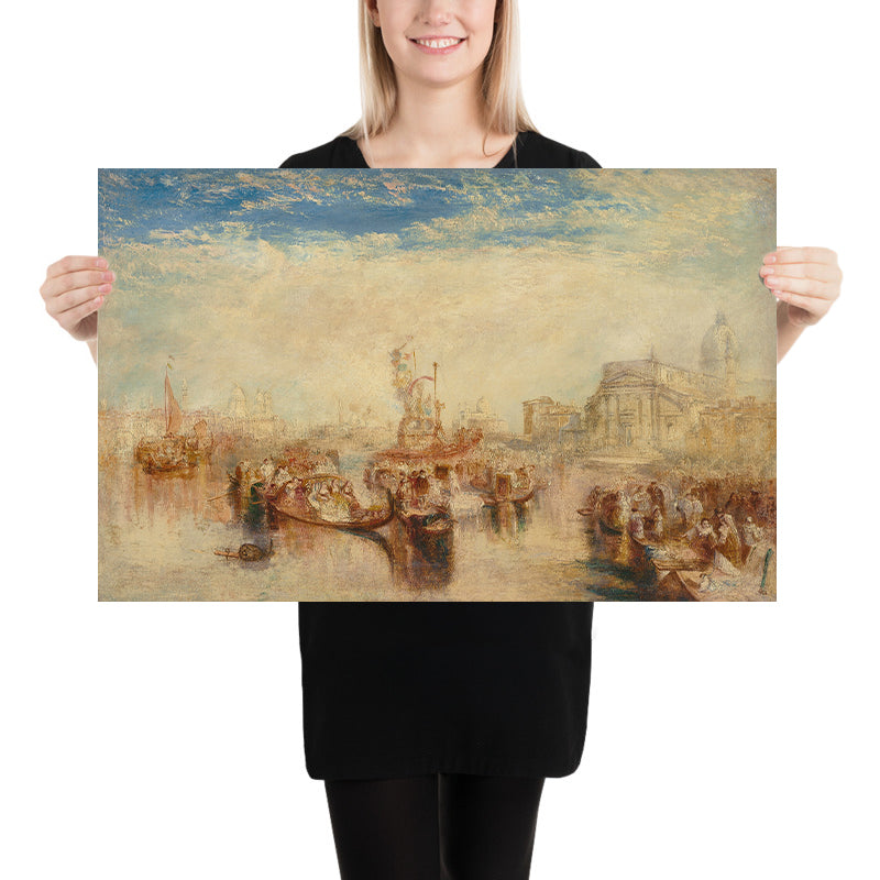 Depositing of John Bellini’s Three Pictures in La Chiesa Redentore, Venice by Turner, 1841