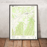Old Map of Mancos, Colorado by USGS, 1965 – Mesa Verde National Park & Mancos River