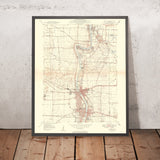 Old Map of Geneva, Illinois, 1949 by USGS – St. Charles & Fox River