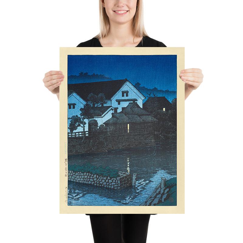 Kasuga Kumamoto por Hasui Kawase 1935 