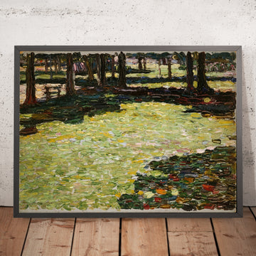 A framed image of 