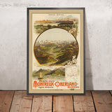 Reiseposter der Berner-Oberland-Bahn von Anton Reckziegel, 1904 