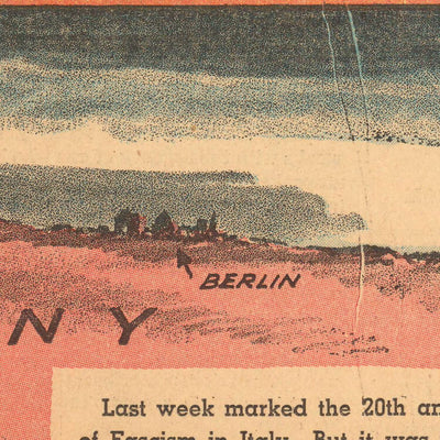 Italy, boot of the Mediterranean, may prove Achilles Heel of Axis, 1942: WW2 Allied Strategy Map