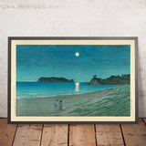 Spiaggia di Shichiri a Soshu di Hasui Kawase, 1935 