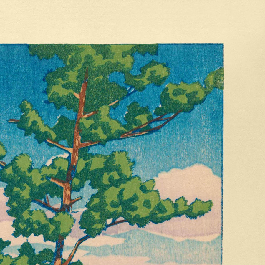 Parco Nishi, Fukuoka di Hasui Kawase, 1935 