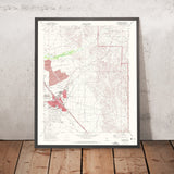 Old Map of Henderson, Nevada by USGS, 1970 – Las Vegas, Lake Mead & Black Mountain
