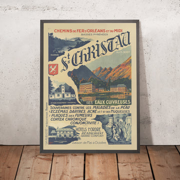 A framed image of 