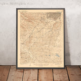 Old Map of Little Rock, Arkansas by USGS, 1941 – North Little Rock, Arkansas River & Saline River