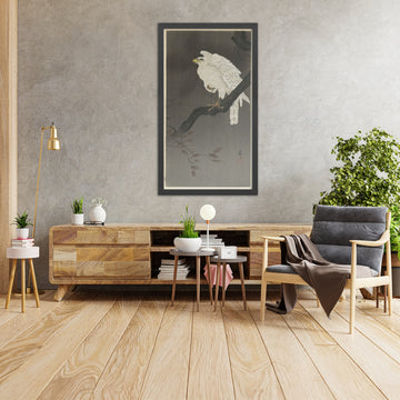 A framed image of 
