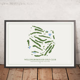 Wellingborough Golf Club: Modern Golf Course Map