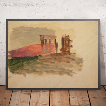 A framed image of 