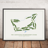 The Carnoustie Championship Course: Modern Golf Course Map