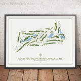 Quinta do Lago Laranjal Golf Course: Modern Golf Course Map